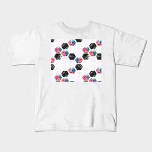 Tropical geometric dream Kids T-Shirt